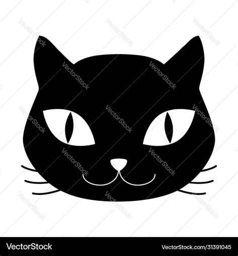 Cat head icon Royalty Free Vector Image - VectorStock