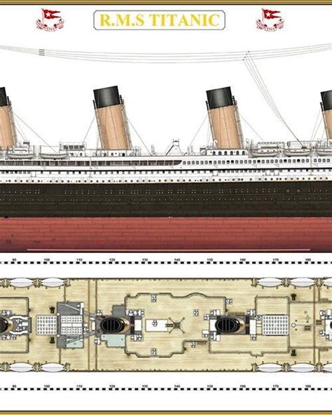 TITANIC 1912 on Instagram: “BOAT DECK AND \ OR PART CENTER OF RMS TITANIC. Profile and plant. In ...