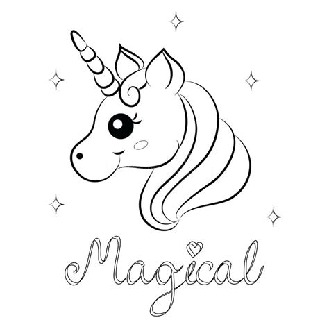 View Cute Unicorn Coloring Pages To Print Pictures - Color Pages Collection