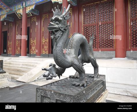 bronze dragon statue Stock Photo - Alamy