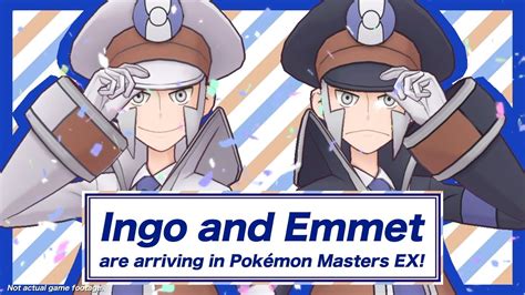 Ingo and Emmet arrive in Pokémon Masters EX - YouTube