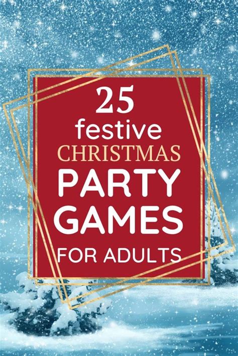 25 Festive Christmas Party Games for Adults