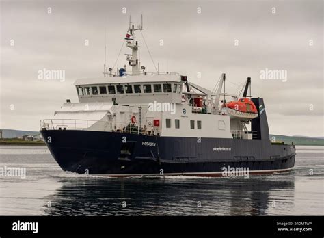 Kirkwall, Orkney Island, Scotland, UK. 4 June 2023. Inter island ferry ...