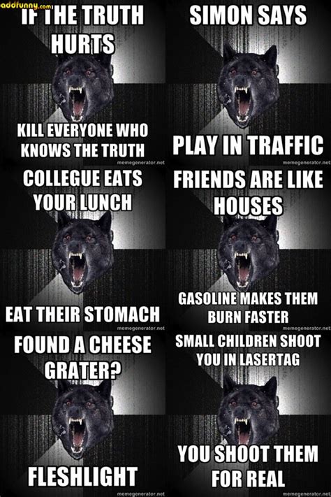 Funny Wolf Quotes. QuotesGram