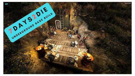 7 DAYS TO DIE UNDERGROUND BASE BUILD - YouTube