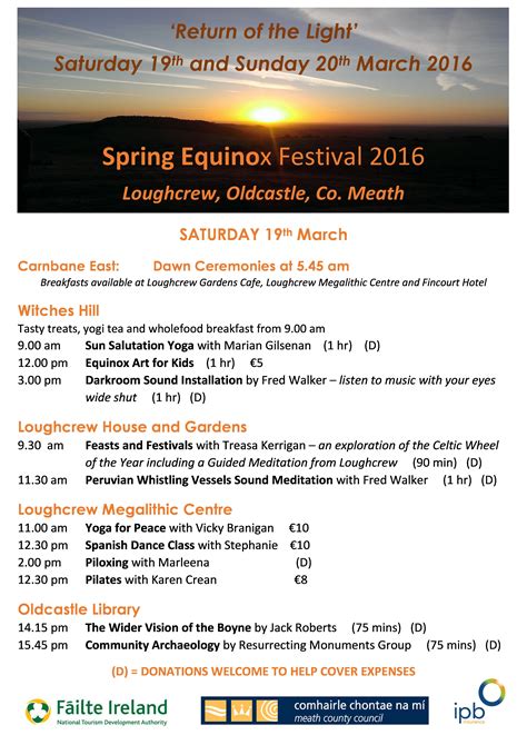 Spring Equinox Festival at Loughcrew ~ Sacred Sites of Ireland - 2024