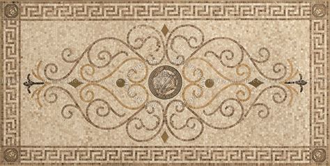 Mosaic ancient rome floor tile texture seamless 16410