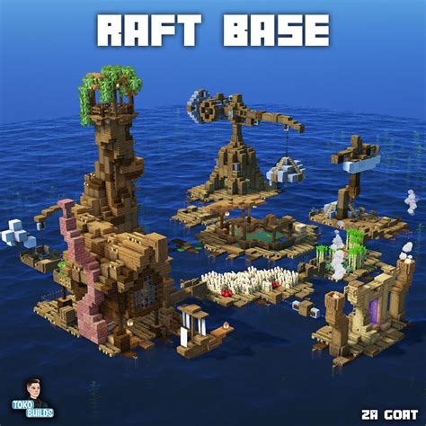 Raft base : r/Minecraft