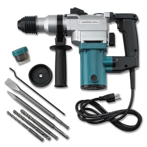 2020 New 1 Electric Rotary ROTO Hammer Drill SDS Concrete Chisel Kit W/ Bits NEW From Huangke18 ...