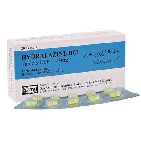 Hydralazine 25 mg Tablets Uses, Side Effects, Dosage & Price - DVAGO®