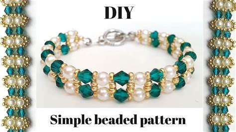 Elegant Beaded Bracelet . Diy Jewelry Making Tutorial