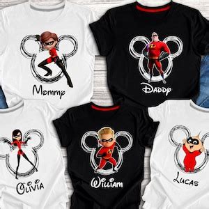 The Incredible Family Disney Shirts, the Incredible Shirt, Disney ...