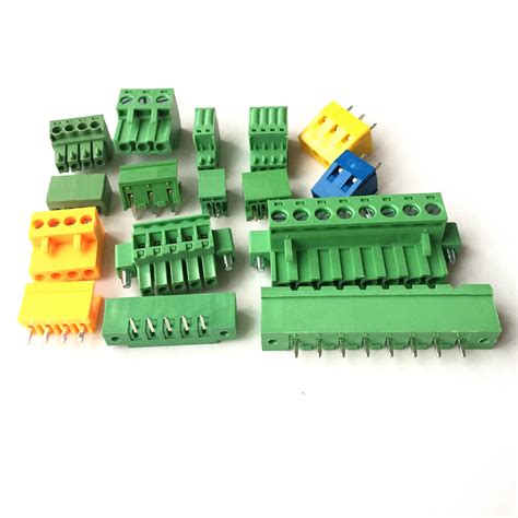 Pcb Board Terminal Block Pitch 3 4 5 6 7 8 9 10 Way Pcb Screw Terminal Block Connector 2.5mm 2 ...