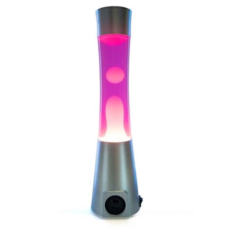 Silver/Pink/White Motion Lamp Bluetooth Speaker - Shop Australia