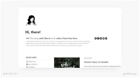 20+ Beautiful Minimalist Notion Templates (Free & Paid) | Gridfiti