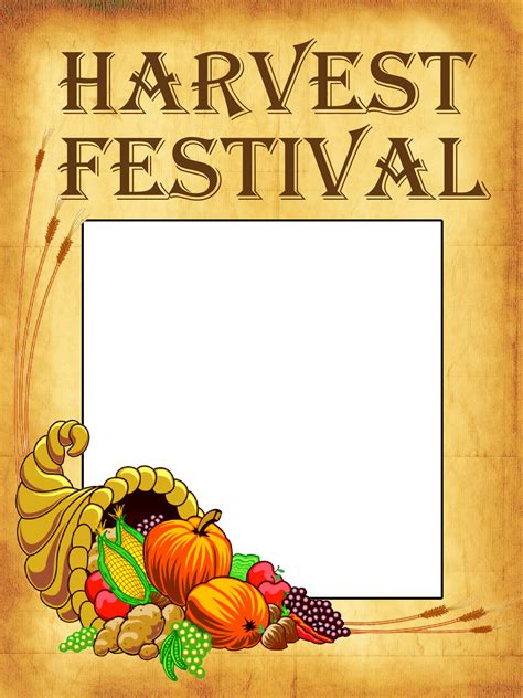 Printable Harvest Festival Poster - Rooftop Post Printables