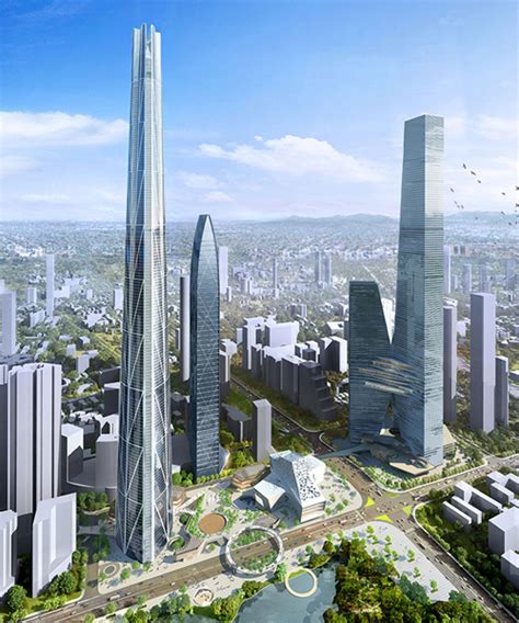 china's tallest skyscraper: H700 shenzhen tower