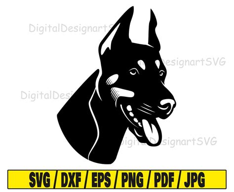 Dog Svg, Dog Head Svg, Dog Silhouette Svg, Black Dog Svg, Cut File Svg ...