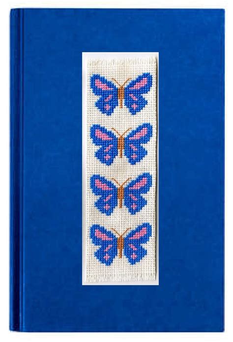 Butterfly Bookmark Cross Stitch Kit - Etsy