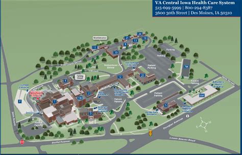 Campus Map | VA Central Iowa Health Care | Veterans Affairs