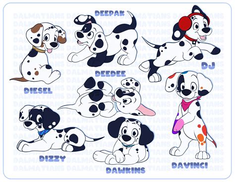 What Are The Dogs Names From 101 Dalmatians