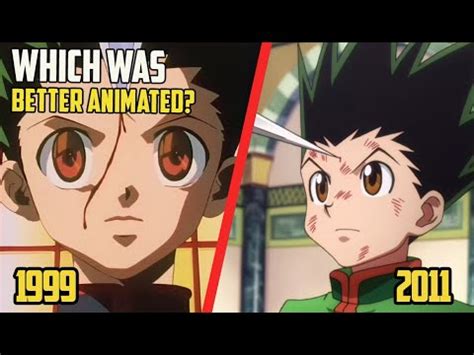 Hunter x Hunter - 1999 vs 2011 (Gon vs Hanzo) - YouTube