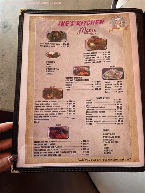 Online Menu of Ikes Kitchen Restaurant, Huntsville, Alabama, 35810 - Zmenu