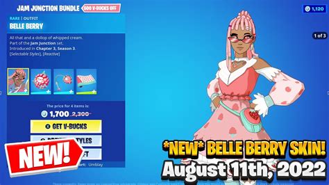 *NEW* Belle Berry Skin! | Fortnite - Item Shop [August 11th, 2022] - YouTube