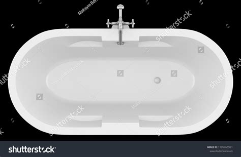 Top View Modern Bathtub Isolated On Stock Illustration 1105765991 | Shutterstock