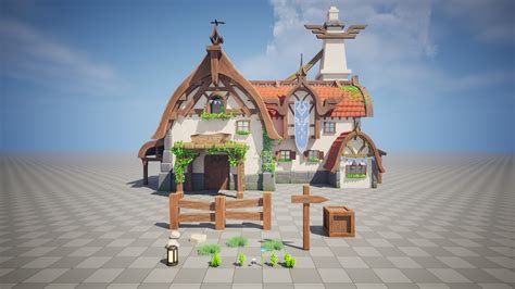 ArtStation - Link's House - Zelda Inspired Stylized Unreal Engine 5 ...