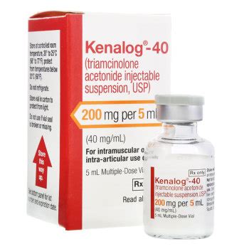 5mL Kenalog (TRIAMCINOLONE) Injection 40mg/ml | Med-Vet International