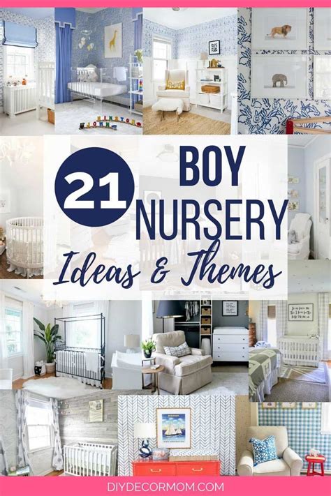 Boy Nursery Ideas: 32 Cutest Baby Boy Nurseries & Themes - DIY Decor Mom