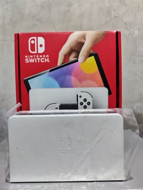 Nintendo Switch Oled White, Video Gaming, Video Game Consoles, Nintendo ...