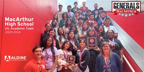 MacArthur High School Champions at UIL Academic Bi-District Contest – Aldine ISD