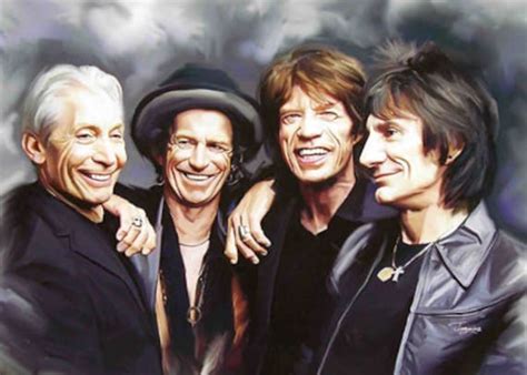 The Rolling Stones Portrait Art Prints / Stretch by poppicture