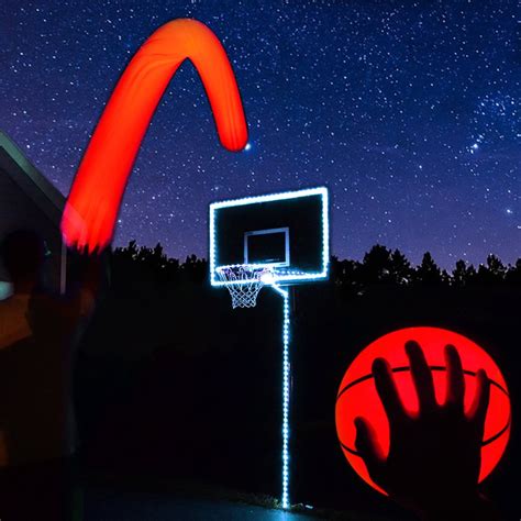 GlowCity Light Up LED Basketball and Hoop Lighting Kit - Walmart.com