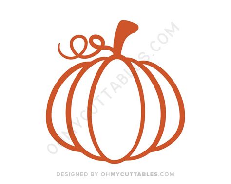 Free Pumpkin SVG • OhMyCuttables