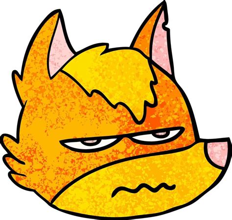 angry fox cartoon character 12365171 Vector Art at Vecteezy