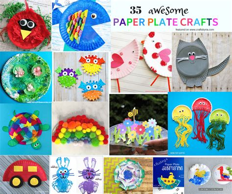 35 Easy & Simple Paper plate crafts for kids - Crafts By Ria