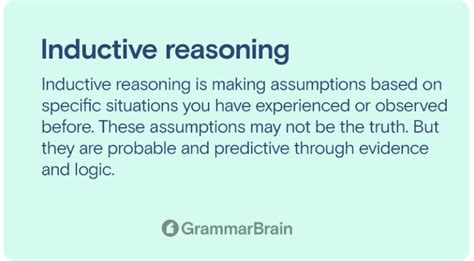 Understanding Inductive Reasoning (Types, Examples, Compared to Deductive Reasoning) | GrammarBrain