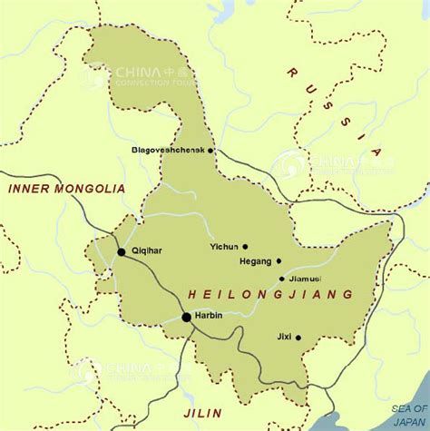 Heilongjiang Location Map, China Heilongjiang Location Map - Heilongjiang Travel Guide