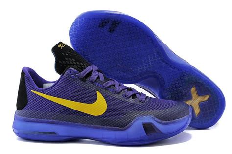 WMNS Kobe 10 X Laker Purple Gold | Nike kids shoes, Kobe 10 shoes, Nike shoe store