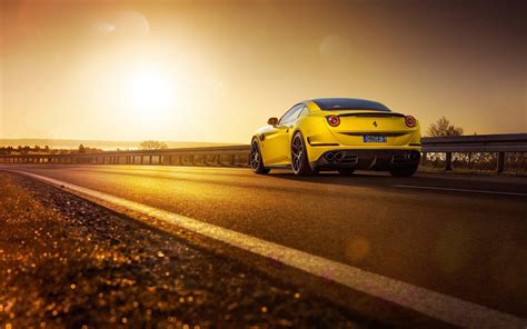 Ferrari California T, Novitec Rosso, Car, Road, Sunset Wallpapers HD ...