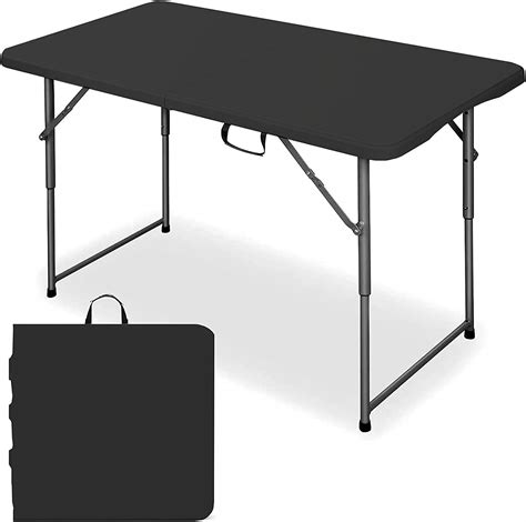 Amazon.com: MaMaHome 4FT-Black-S1 Folding Table : Patio, Lawn & Garden