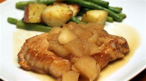 Pork Chops and Applesauce - Rachael Ray | Pork chops and applesauce ...