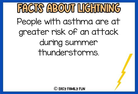 79 Electrifying Facts about Lightning [Free Fact Cards]