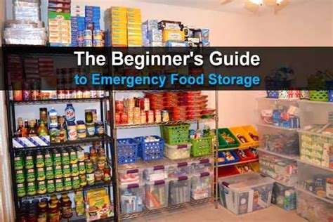 The Beginner's Guide To Emergency Food Storage | Urban Survival Site