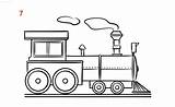 Ausmalbild Zug Eisenbahn Ausmalbilder Dampflok Lokomotive Dampfender  sketch template