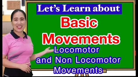 Locomotor and Non-Locomotor Movements:Definitions and Examples - YouTube