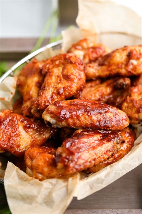 Air Fryer BBQ Chicken Wings - Fresh Coast Eats